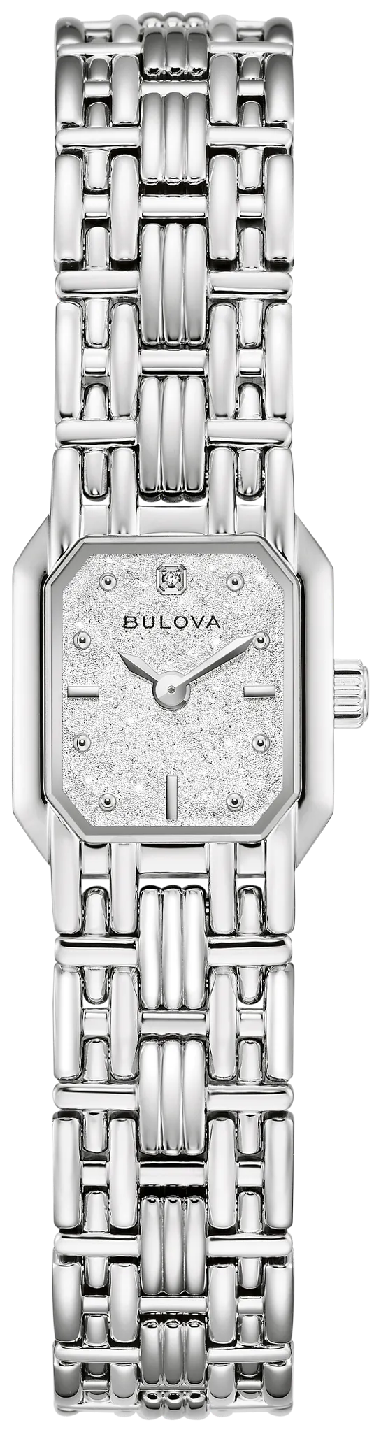 Silver-Tone Dial Stainless Steel Bracelet Goddess of Time 96P263